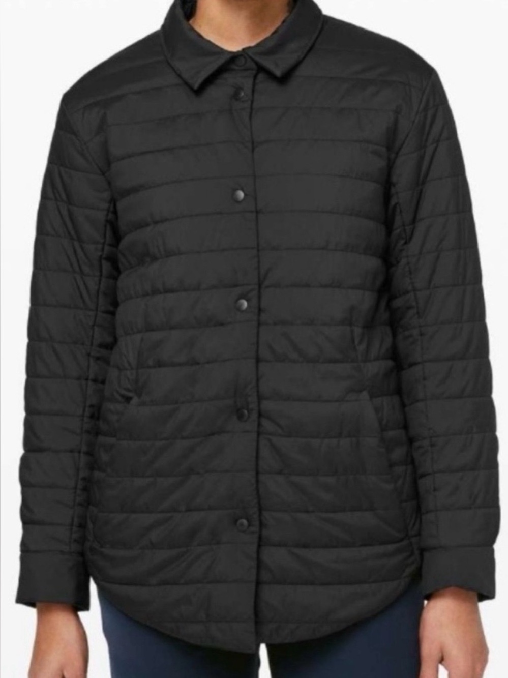 Lululemon Switch Please Reversible Shacket Black Size 8